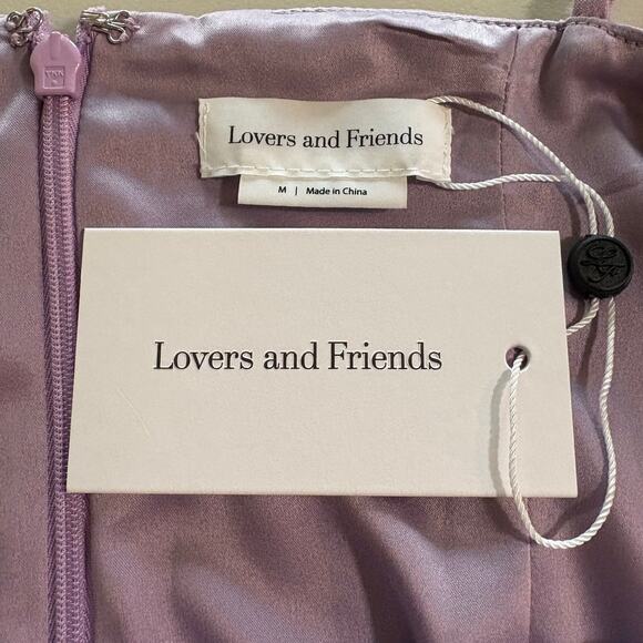 Lovers + Friends Revolve NWT Lilac Purple Teddy Mini Dress Size M - Picture 5 of 7